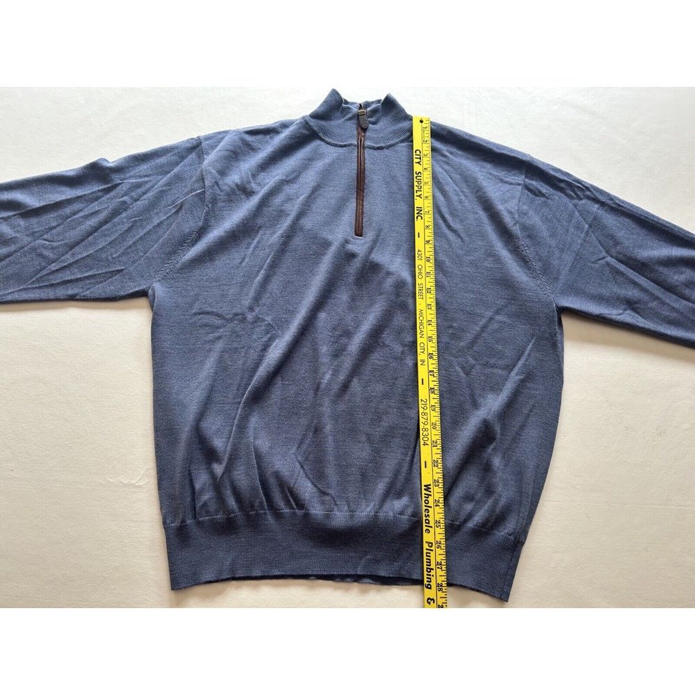 Orvis Blue Zip Up Sweater - Picture 5 of 11